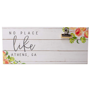 Athens  No Place Like Home sign with clip