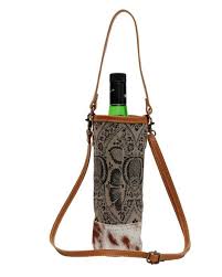 Myra Bag Leafy single bottle carrier