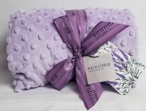 Sonoma Lavender Co. Lavender Heat Wrap In Lilac Dot Fabric