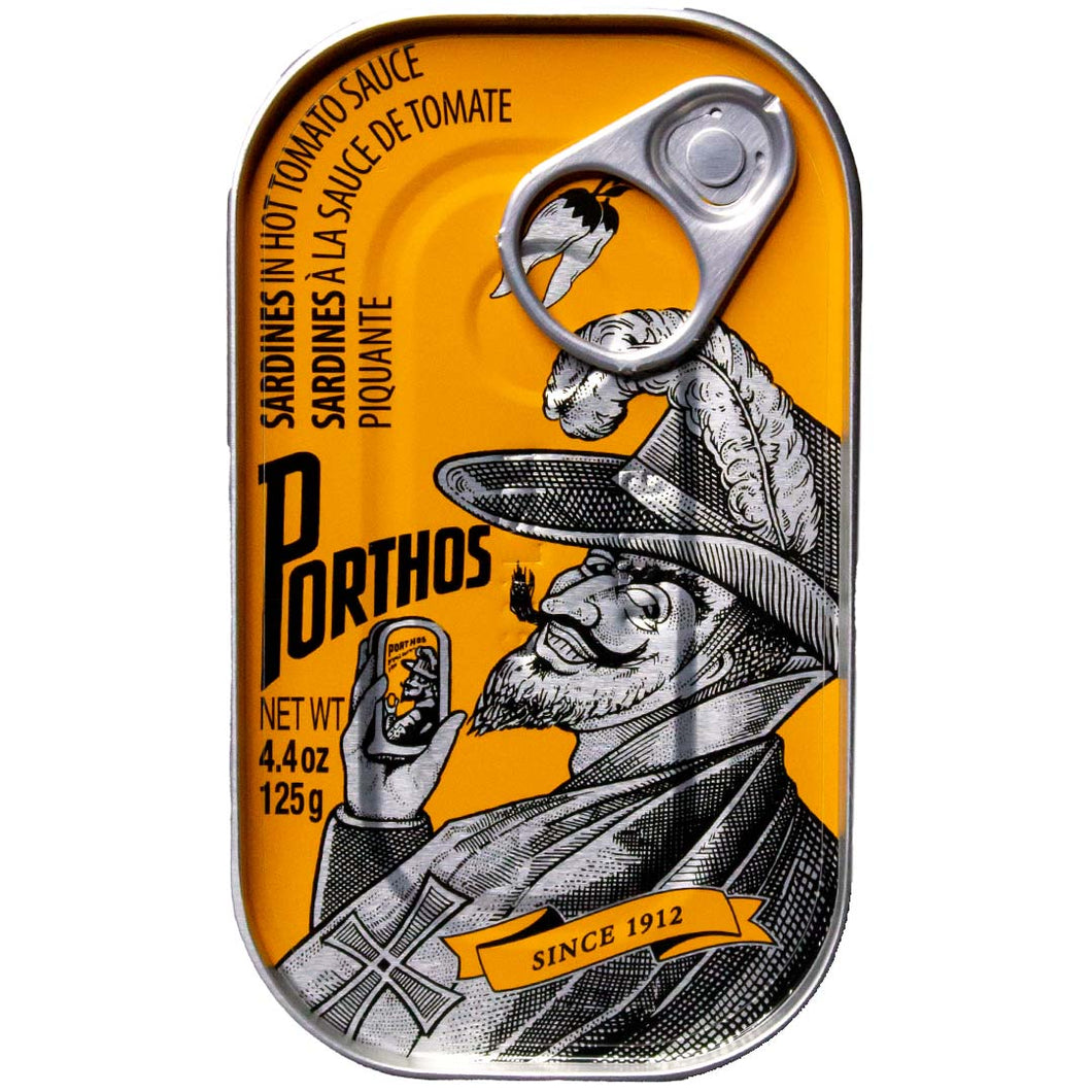 Porthos Sardines in Hot Tomato Sauce