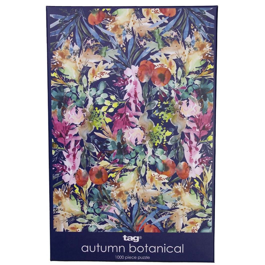 Puzzle Tag Autumn Botanical
